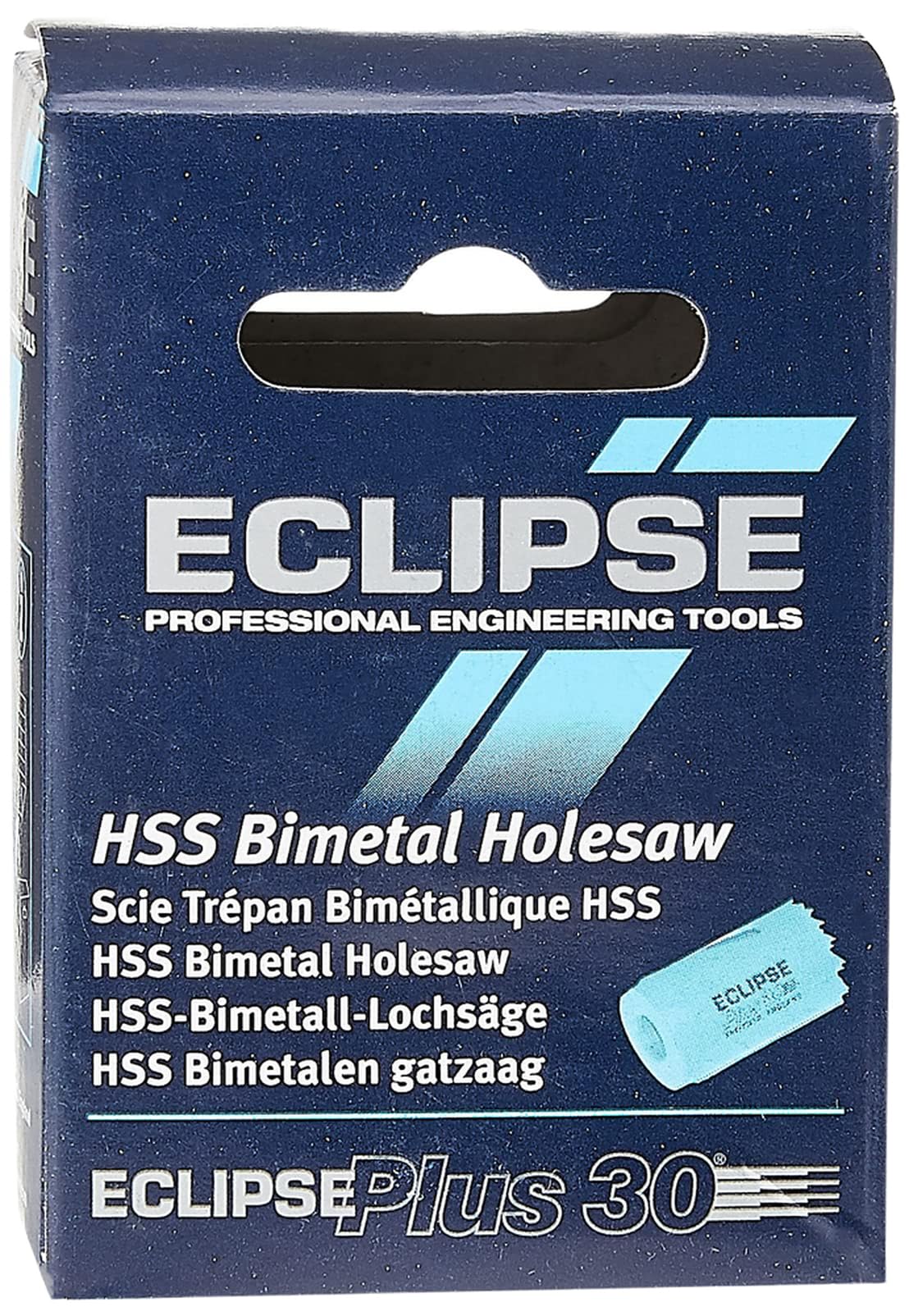 Eclipse Professional Tools EBV30-48 PLUS 30 Bimetal High-Speed Steel Hole Saw 48mm diameter, Blue, diameter 48 mm