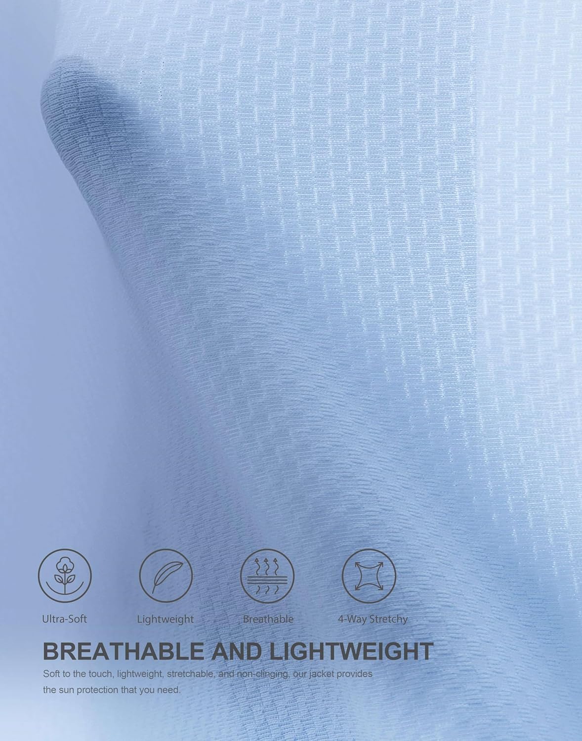 SANTINY Women's UPF50+ Swim Cover Up Sun Protection Hoodie Long UV Jacket SPF Lightweight Swimsuit Beach Cover Ups for Women - Image 5