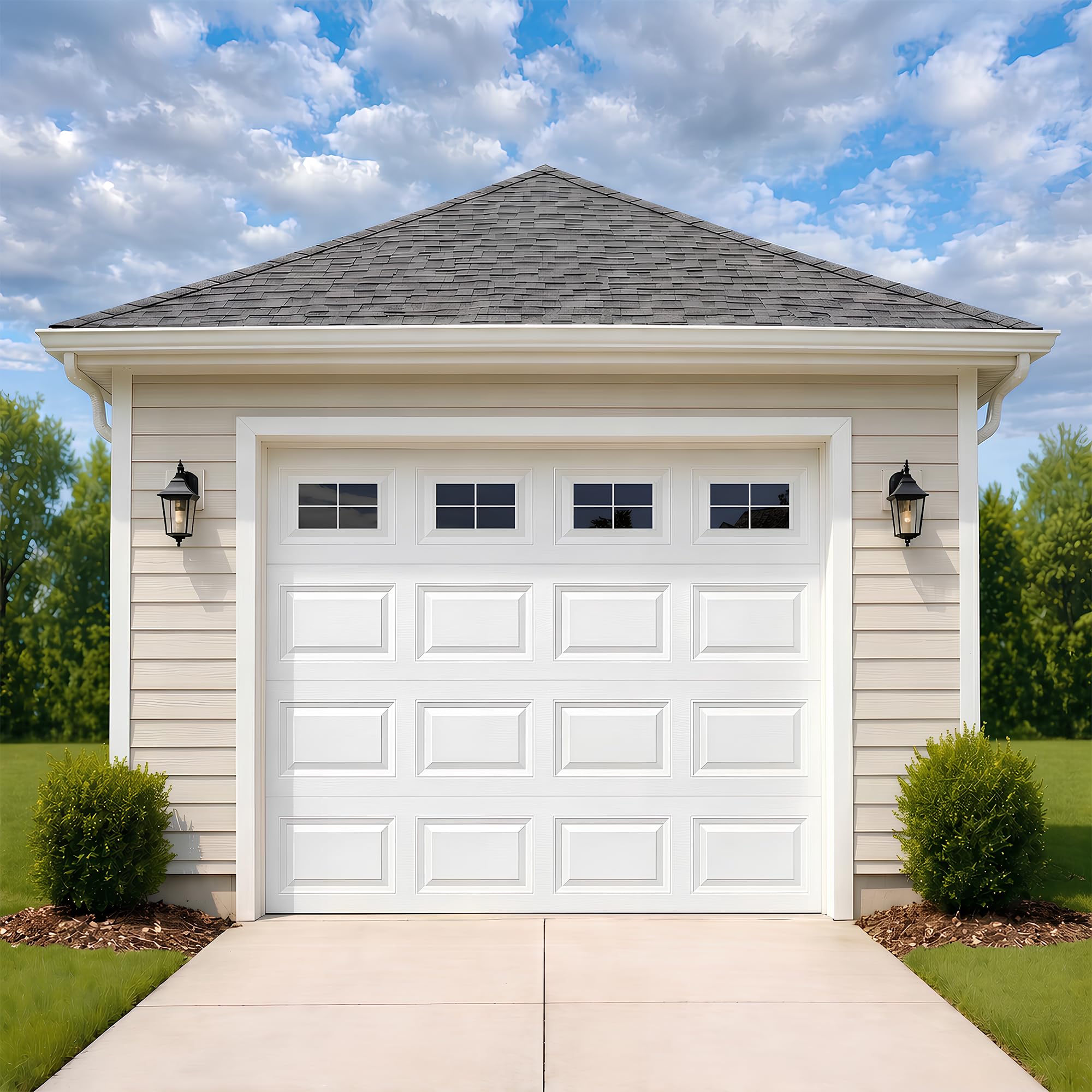 【激レア】garage 私家版 Windows Amazon.com: NILEHO Magnetic Garage Door Window Panels – 16PCS Faux