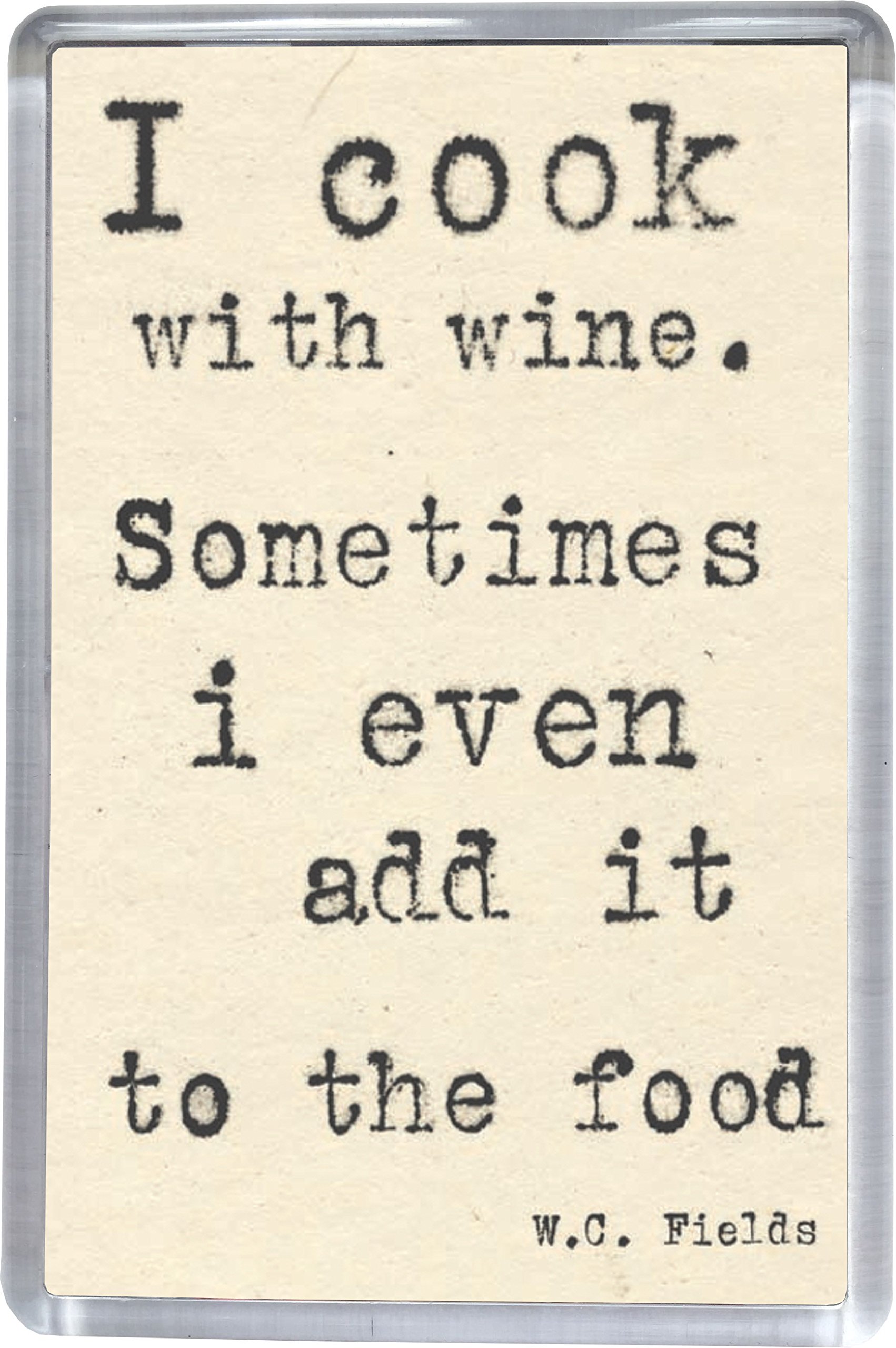 Super Universe I Cook With Wine Funny Fridge Magnet 5 X 7.5 Cm