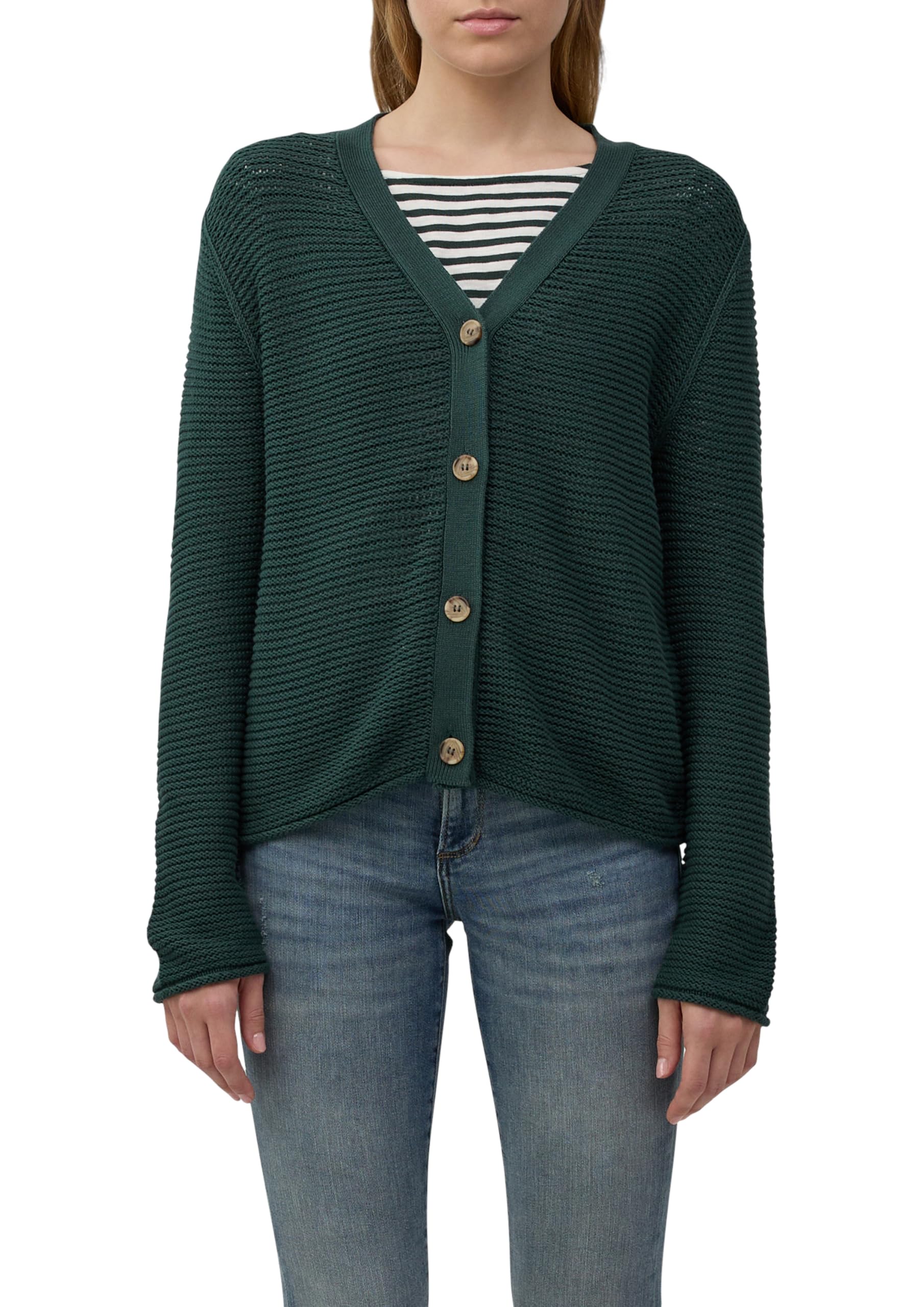 s.Oliver Strickjacke in RIPP-Optik mit Knopfleiste