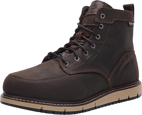 KEEN Utility Botas de trabajo con cuña impermeables San José de 6 pulgadas con punta de aleación para hombre