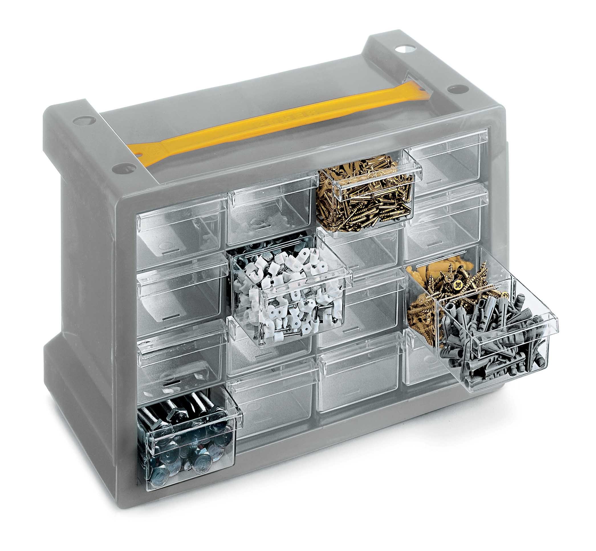 TERRY Cassettiera Bricolage Poker 16 rossa L27,9 x P15 x H19,5