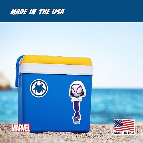 Miniatura 9 de Marvel Spidey and His Amazing Friends - Juego de 12 calcomanías de vinilo Spidey, Spin, Ghost Spider para automóvil, botella de agua, bicicleta,