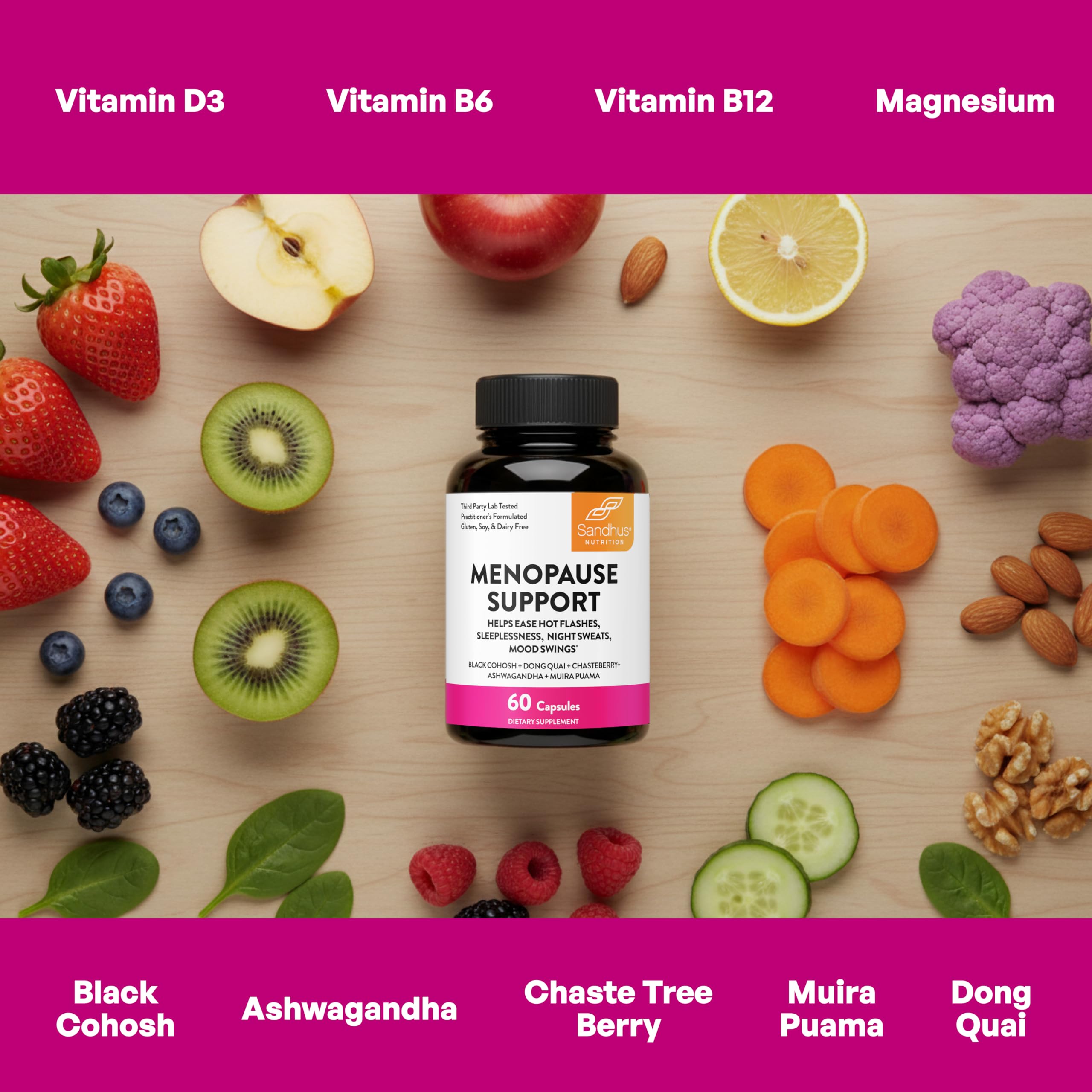 Menopause Support Supplement for Women - For Hot Flashes and Night Sweats — Amazon image 7