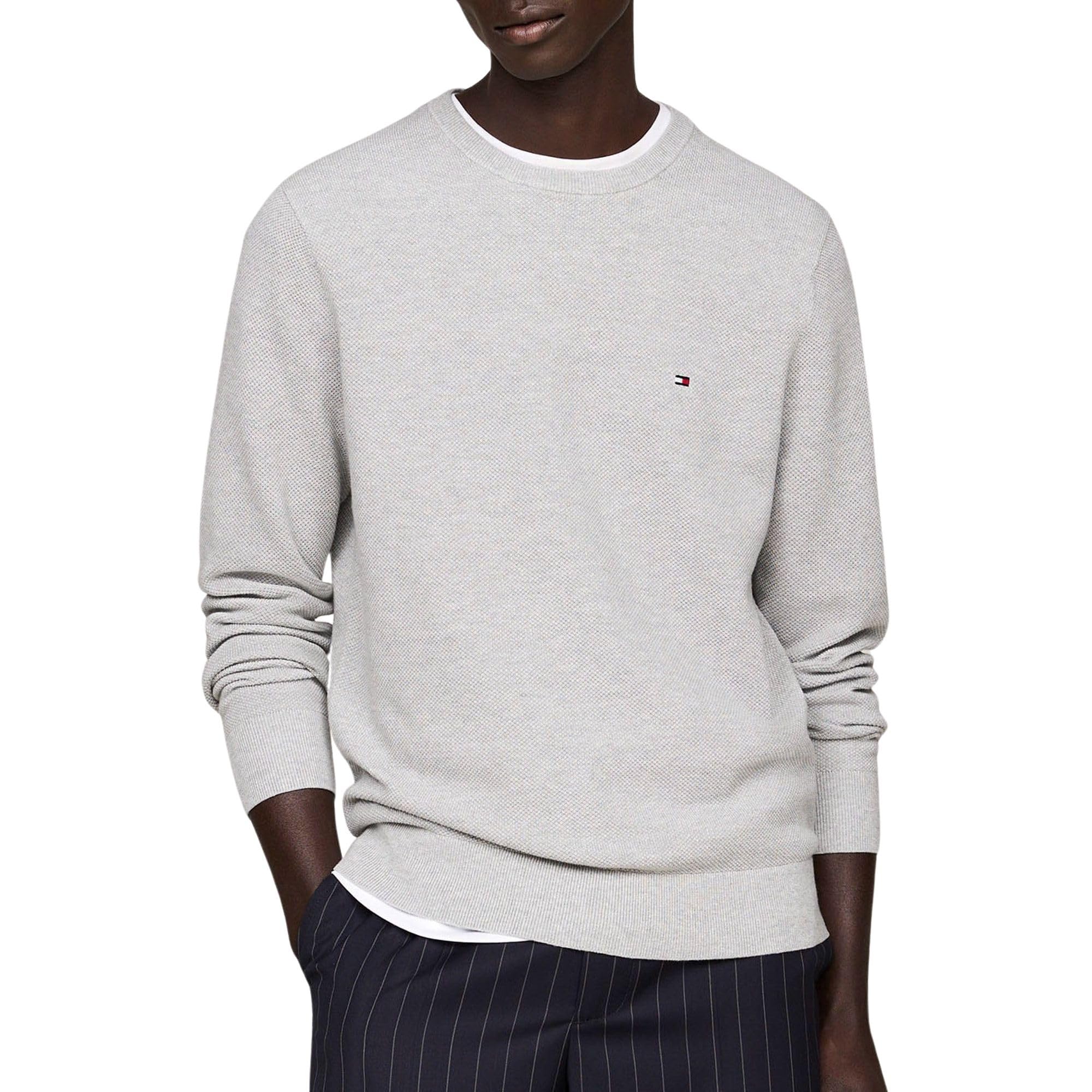 Tommy Hilfiger Herren Pullover Essential Structure Crew Neck Regular Fit