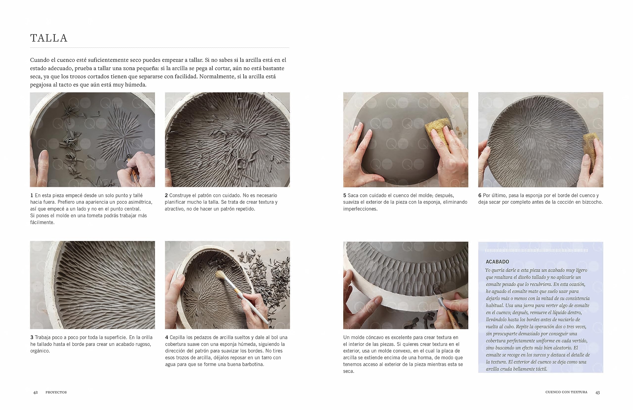 Cerámica creativa: texturas, tallado, grabado: Y otras técnicas sencillas de decoración cerámica