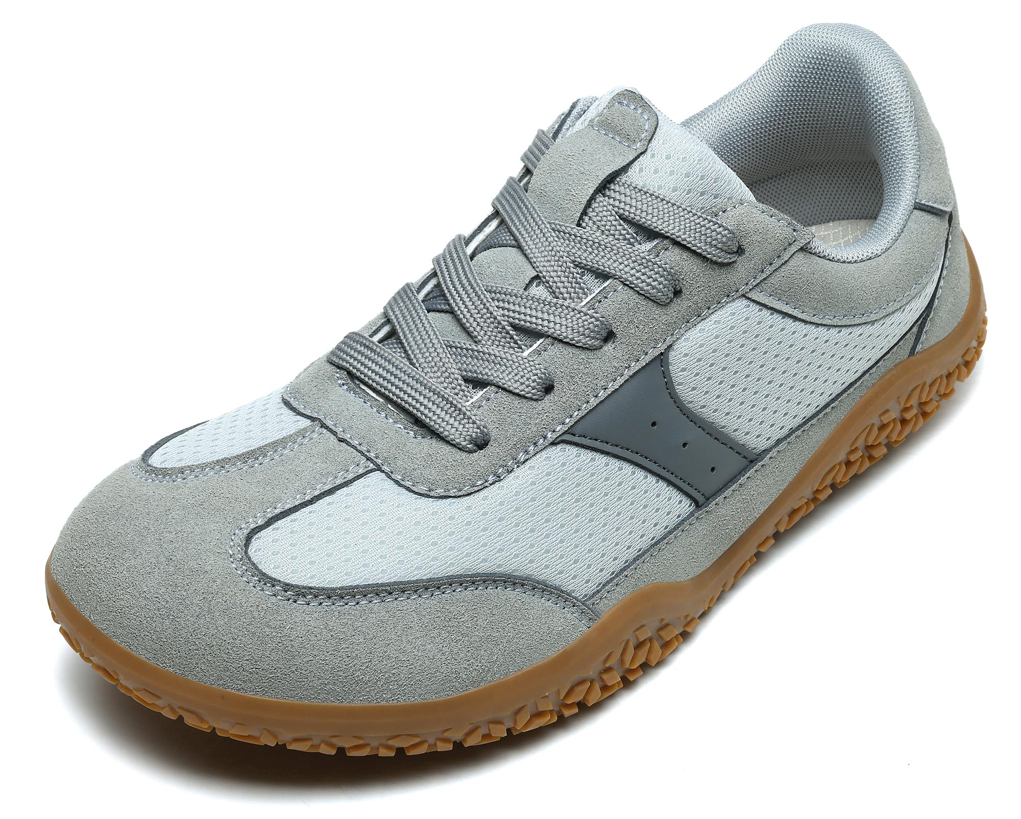 Meik Mangni Unisex Barefoot Zapatillas Minimalistas Hombre Mujer Ligera Zapatos Barefoot Anchos Transpirable y Antideslizante Zapatillas de Trail Running,Tallas:36-46 EU - 2