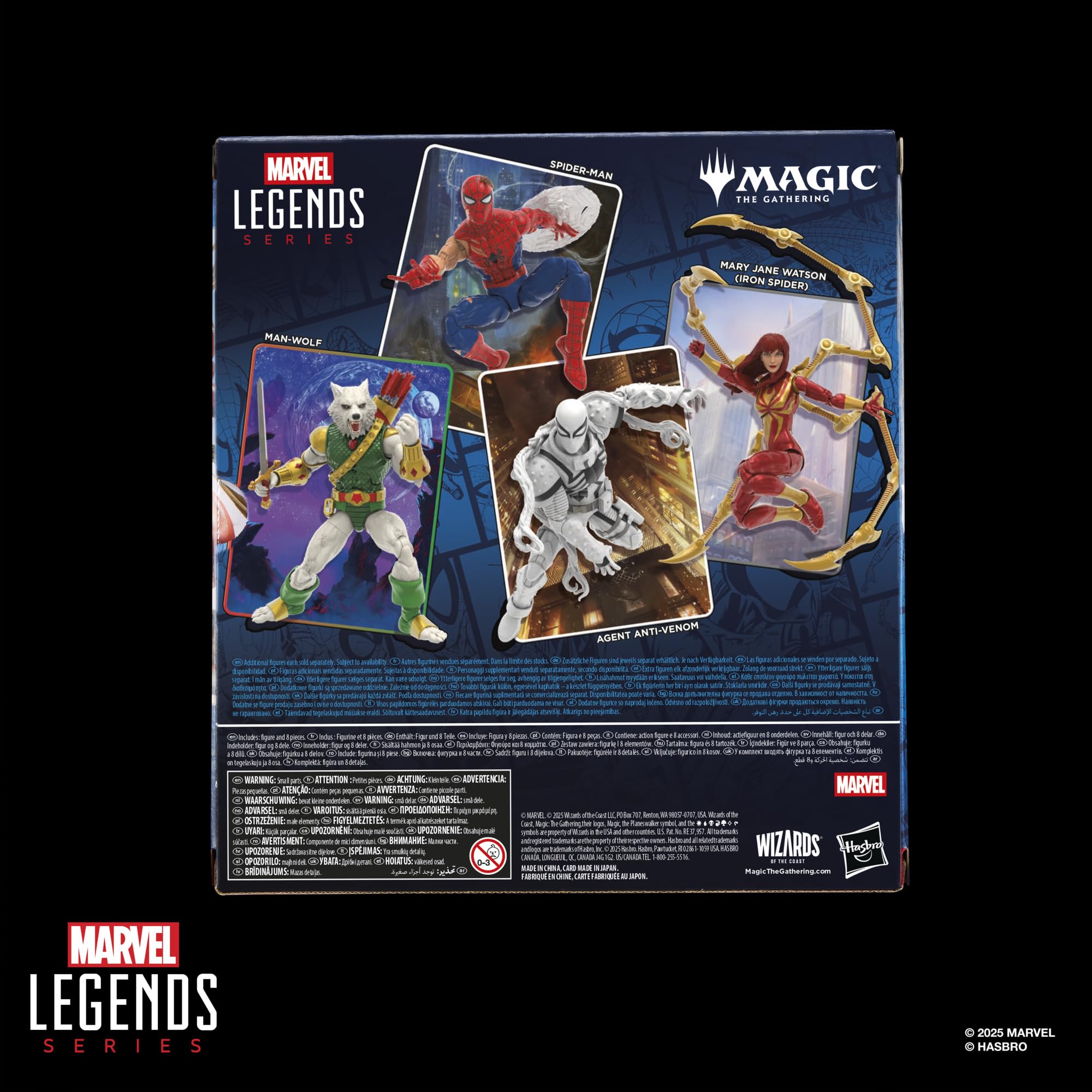 Spider-Man Marvel Legends Series Magic: The Gathering Mary Jane Watson (Iron Spider), figurka 15 cm i ekskluzywna foliowa kolekcjonerska karta do gry karcianej | Iron Spider, 6-calowy, Spider-Man, ekskluzywna foliowa karta kolekcjonerska do gry karcianej