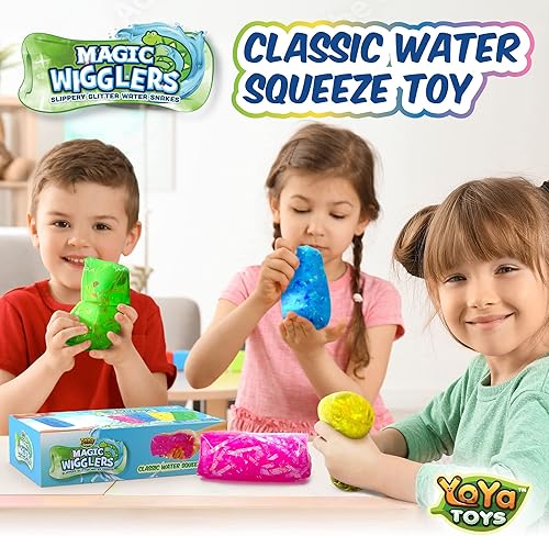 Miniatura 5 de YoYa Toys Magic Wigglers - Juguete para ansiedad de serpiente de agua, juguete para el estrés de serpientes de agua, juguete para el estrés, tubo