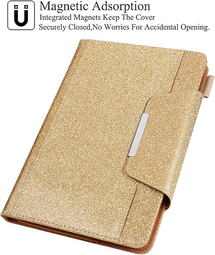 Miniatura 4 de Funda universal para tablet de 7.0 pulgadas, piel sintética, multiángulo, ranuras para tarjetas, para Samsung Galaxy Tab A 7.0, Tab 3E Lite 7, Tab