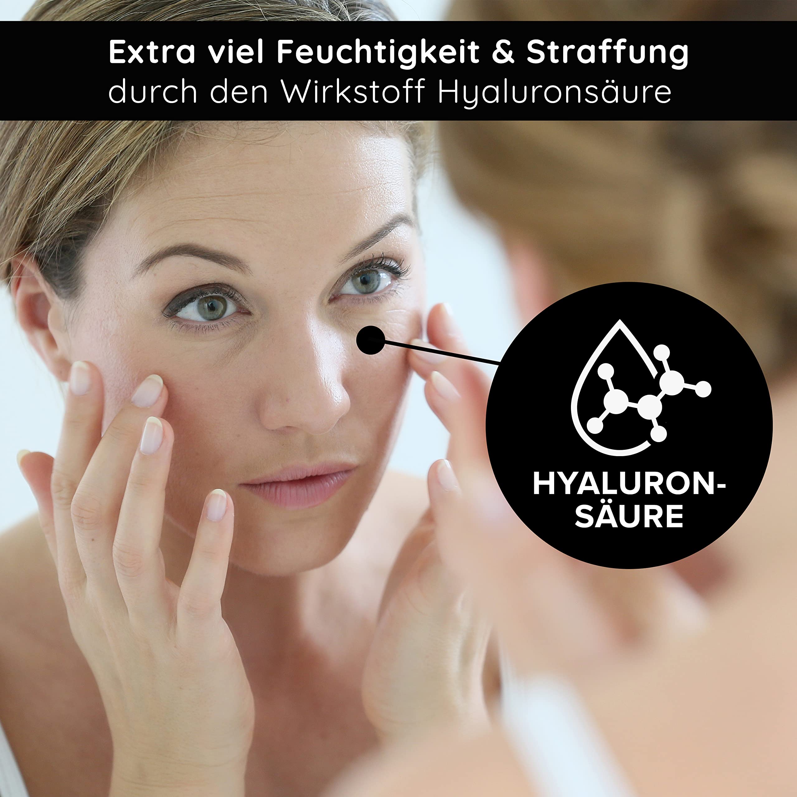 RAU Cosmetics Stem Cell Anti-Aging Tagescreme 50 ml - Vegane Gesichtspflege mit Hyaluronsäure, Argireline & Dreifach-Stammzellenkomplex - Feuchtigkeitscreme gegen Falten für reife & trockene Haut