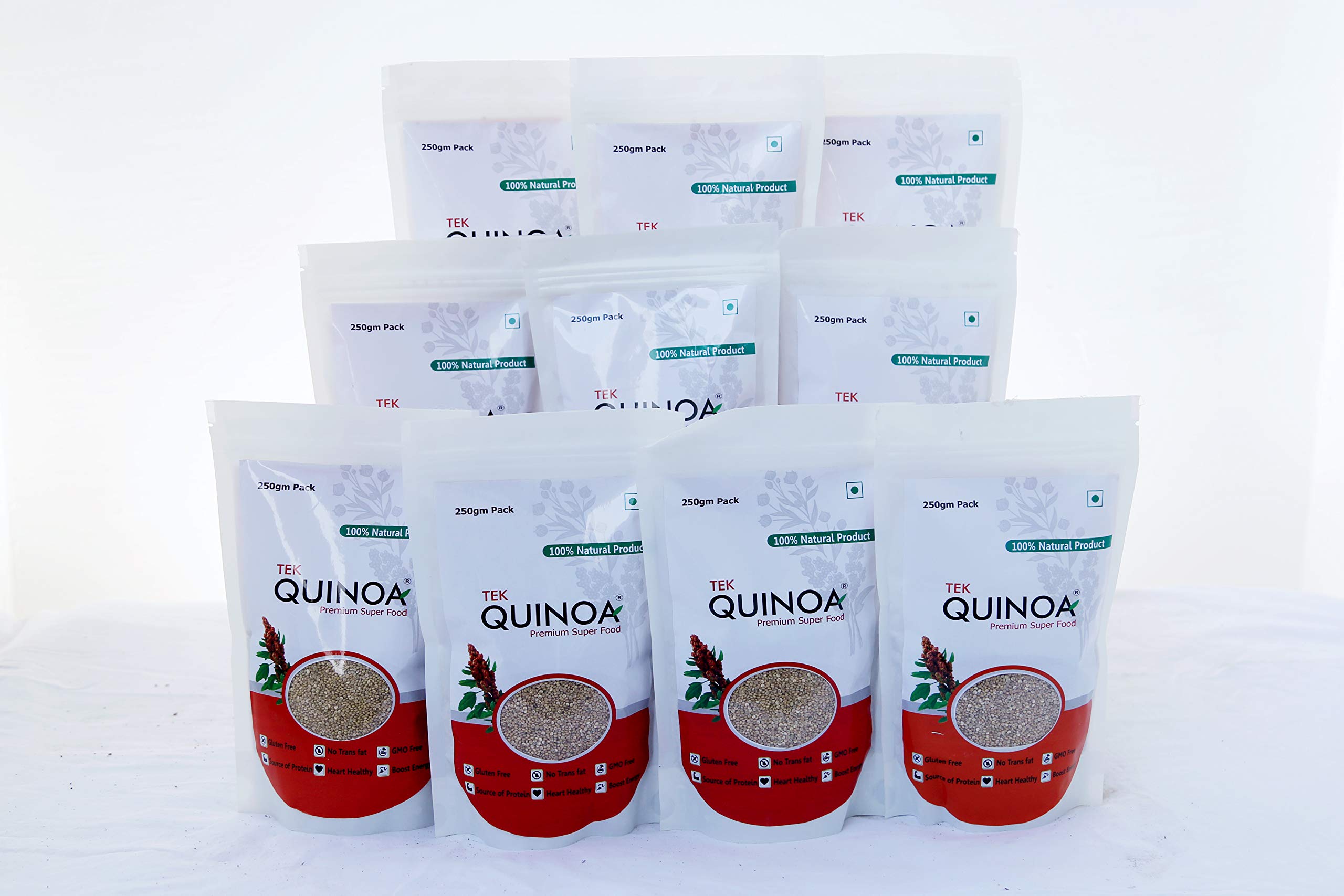 Tek Quinoa Seed | Gluten Free Quinoa, 250g (Pack of 10)
