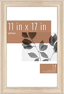 MCS Classic Studio Gallery Frame, Natural Woodgrain, 11 x 17 in, Single