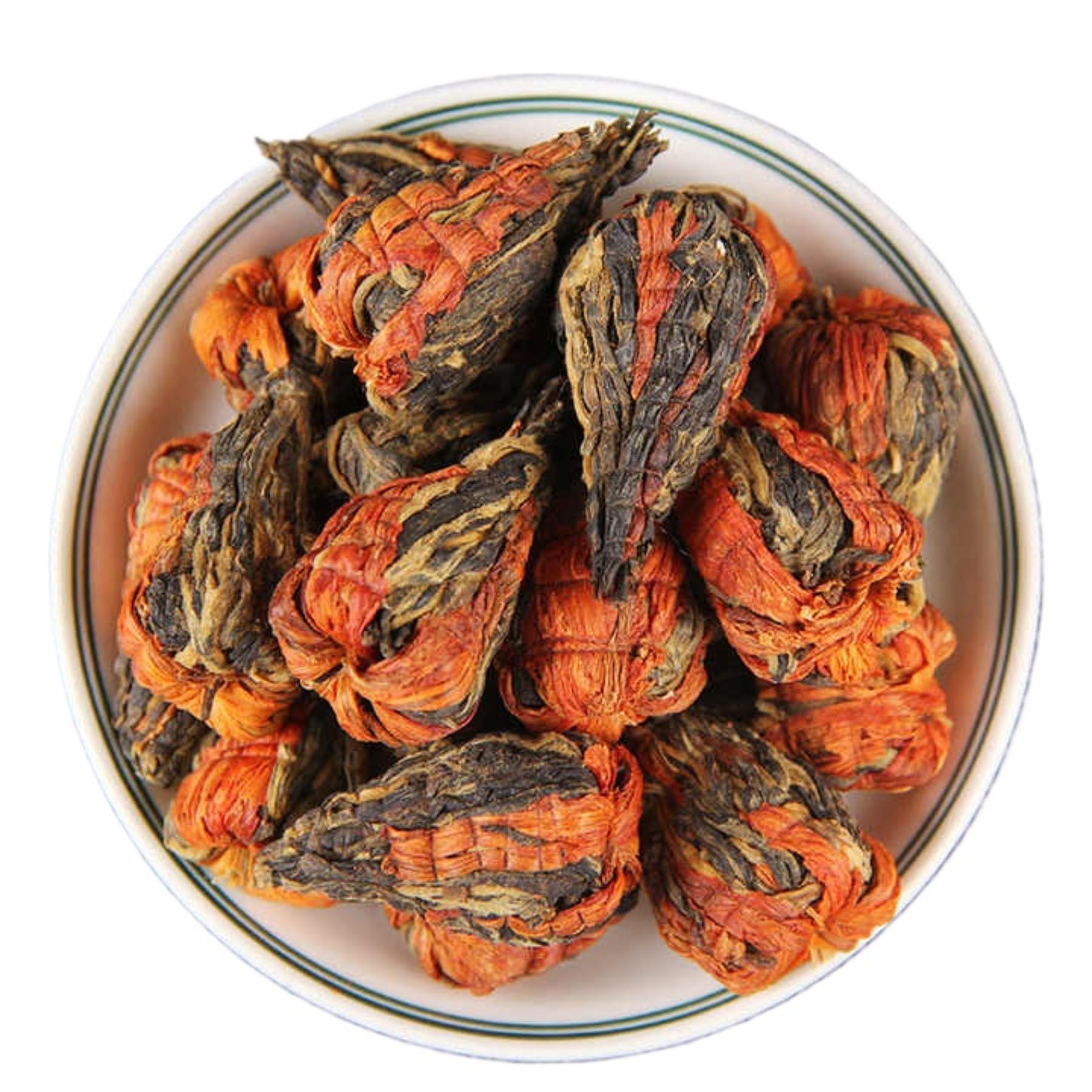 Herbata Czarna Premium Yunnan Fengqing Yunnan W Kształcie Pagody Z Kwiatem Lilii - Herbata Czarna Dianhong