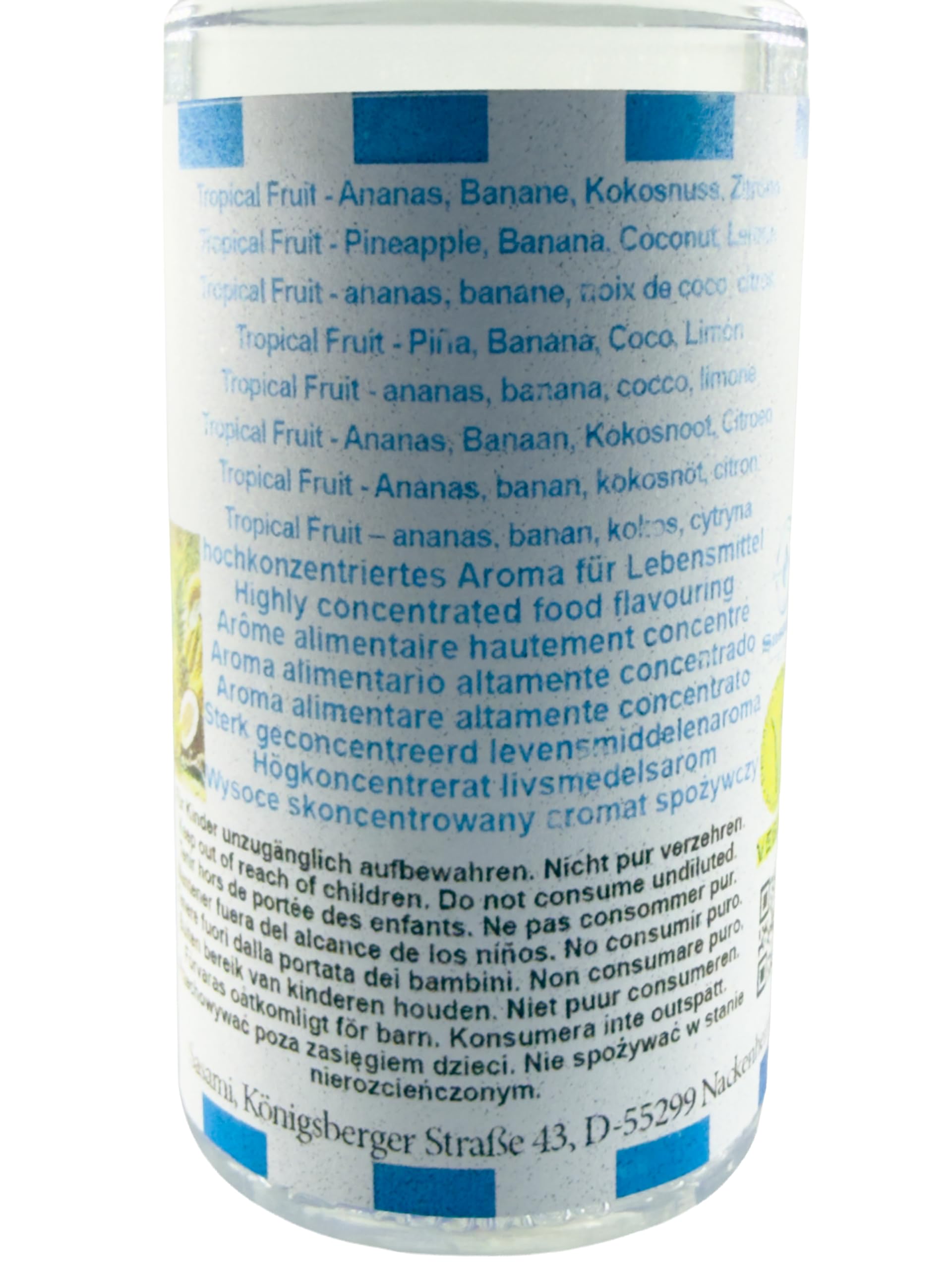 Tropical Fruit - Piña, Banana, Coco, Limón Aroma Concentrado - Vegano - Sasami - 100ml