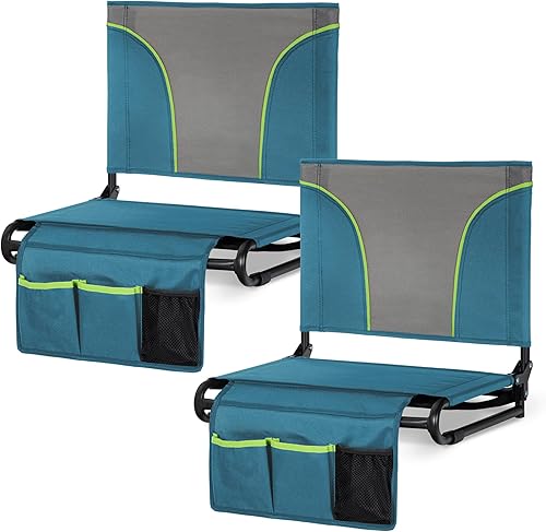 Miniatura 10 de ALPHA CAMP Asiento de estadio acolchado para gradas con respaldo y reposabrazos