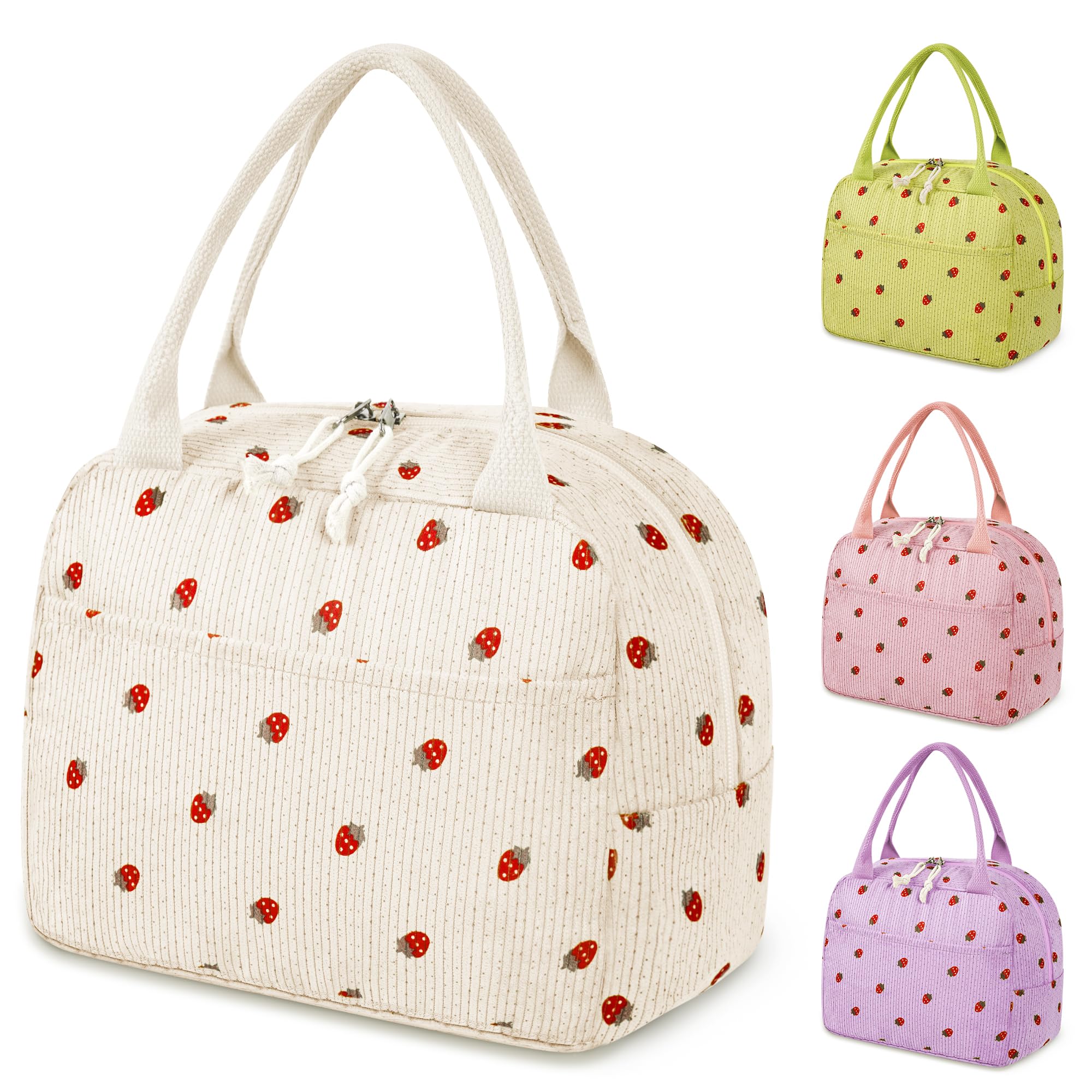 Borsa Termica Per Il Pranzo A Forma Di Bassotto Rosa - Impermeabile E Antiperdite Per Lavoro E Picnic - 3
