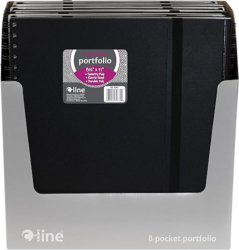 Miniatura 4 de Portafolio C-Line, de polipropileno con espiral, tamaño carta, 1 unidad, Negro