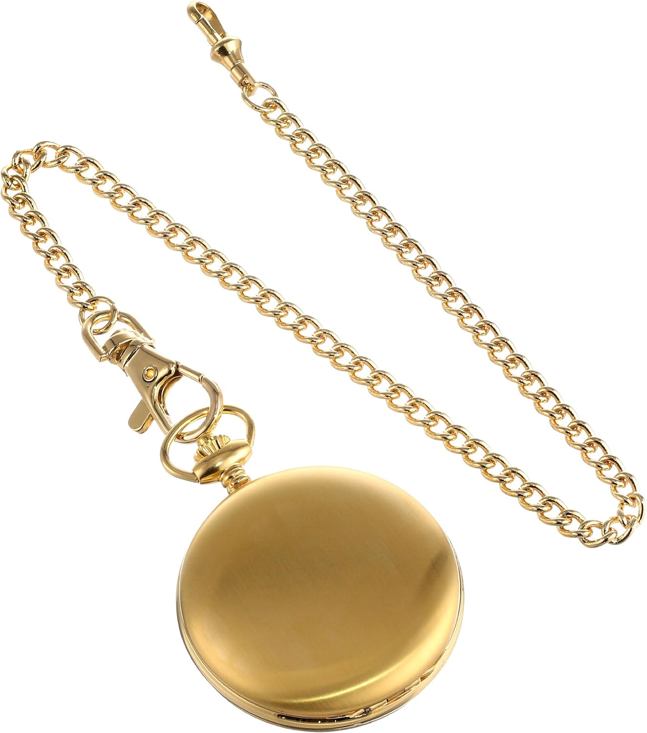 Charles-Hubert, Paris 3780-G Gold-Plated Mechanical Pocket Watch