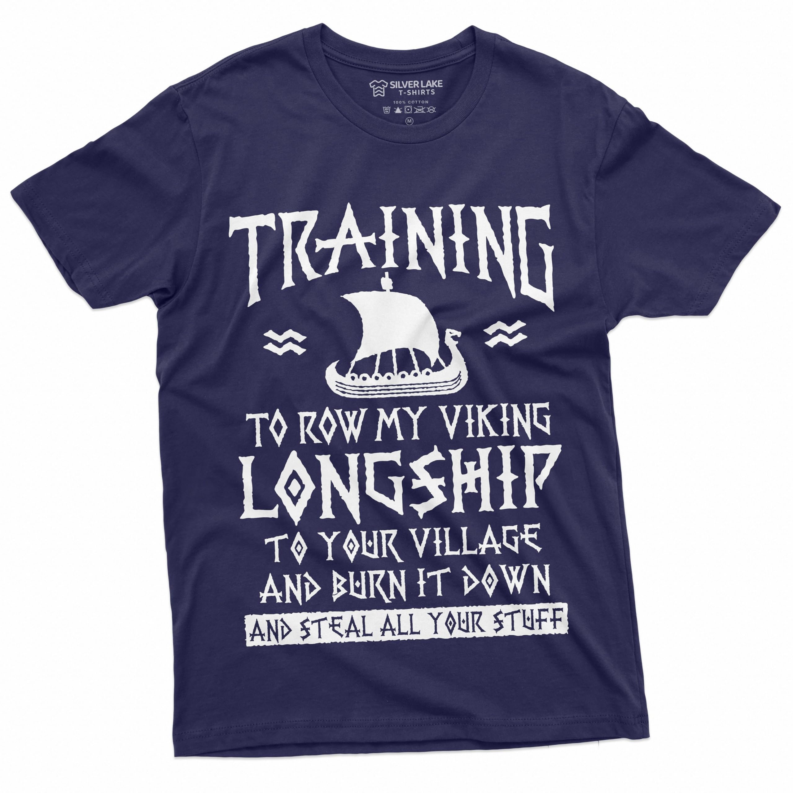 GenericFunny Viking Longship T Shirt Viking Shirt Viking Lover Gift Warrior Tshirt Viking Gift