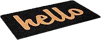 Vista 3 de Calloway Mills Script Hello Felpudo (negronatural, 36 x 72 pulgadas)