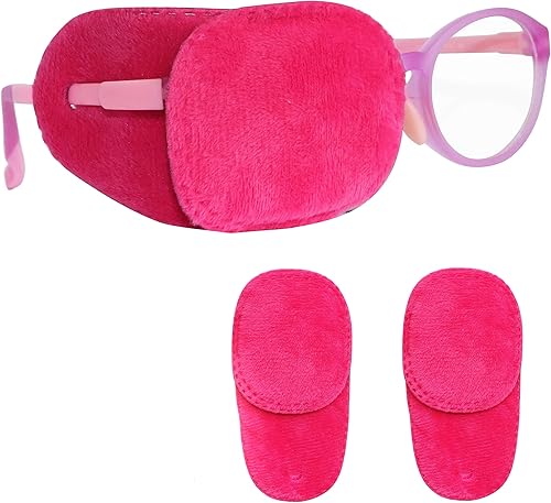 Astropic 2 parches oculares para niños  Parche de ojos para niñas para gafas  Parches médicos para los ojos para niños con ojo perezoso  Parche para