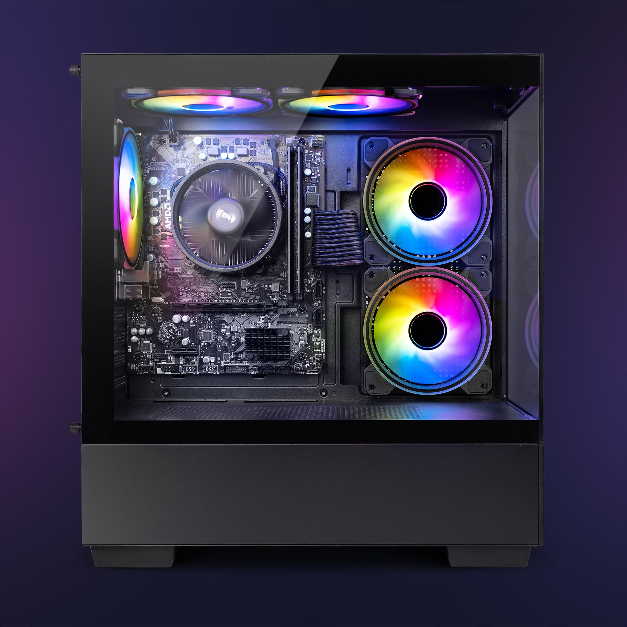 Vibox VI-72 PC Gaming Completo • Schermo da 22 pollici • AMD Ryzen 3 3200G 4 cores • Radeon Vega 8 • 16GB RAM • 480GB SSD • Windows 11 • WiFi 6 + Bluetooth 5.4