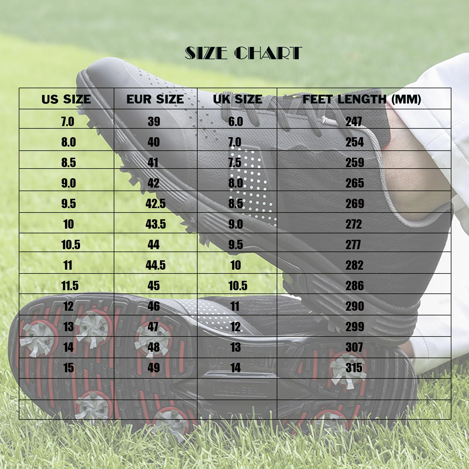 LZQpearl Chaussures De Golf Unisex, Bottes Toutes Saisons pour Hommes, Baskets Lacets Antidérapantes Classiques, Professionnelles