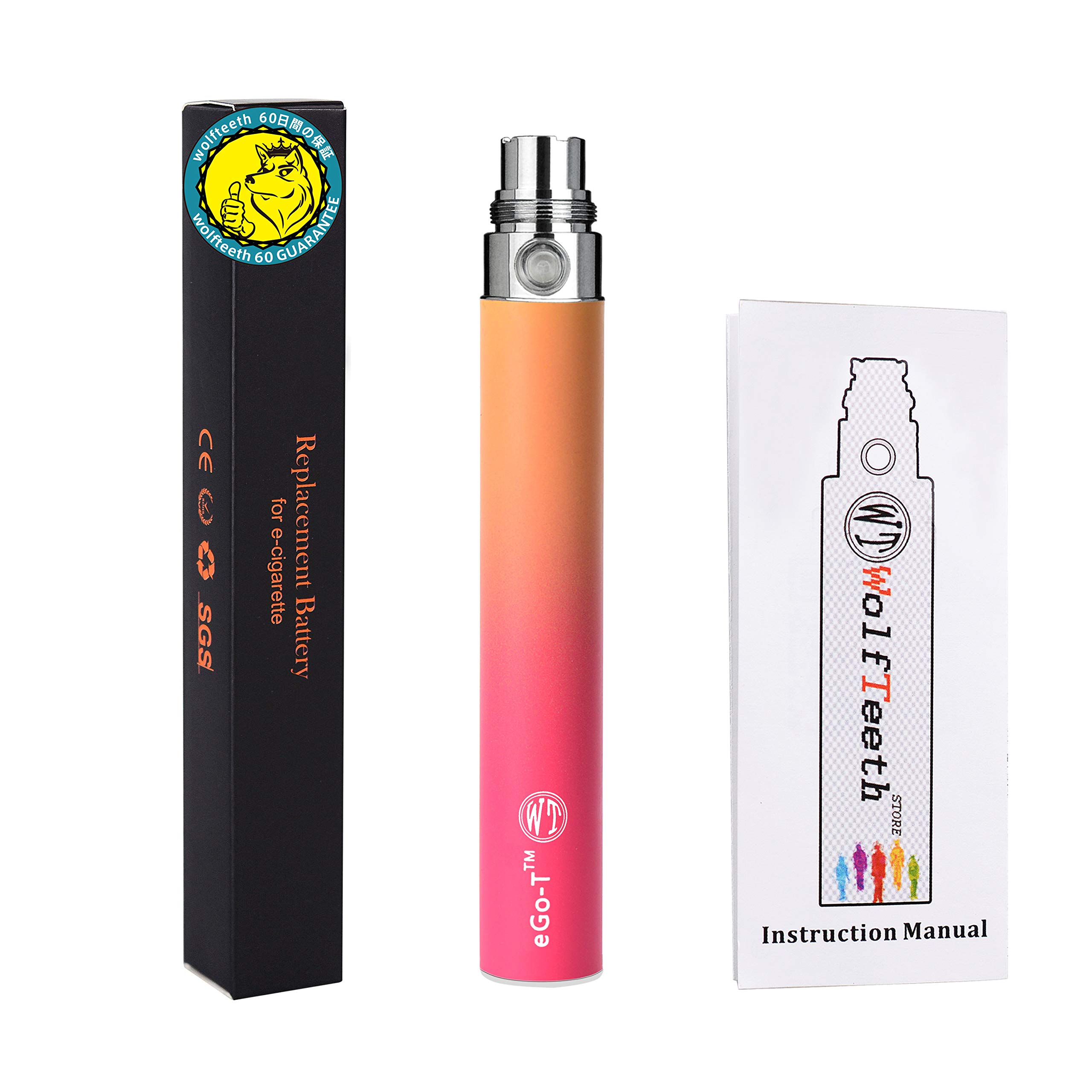 ego-t vape pen eGo T 900 mah 510 Thread Cart Battery + Charger main image 1