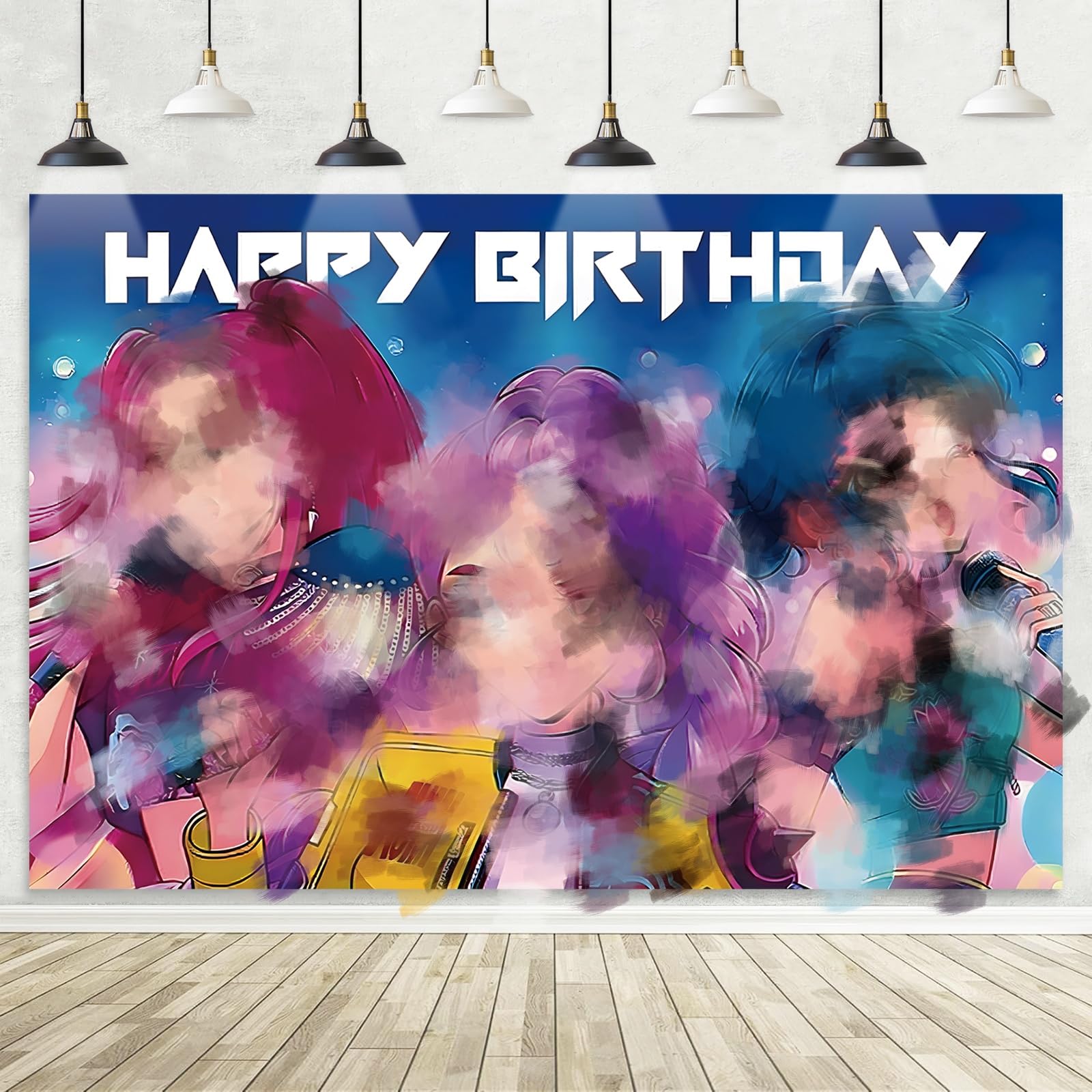 5x3FT Birthday Party Decorations Photography Backdrop, Theme Party Supplies Backdrop, Happy Birthday Banner Background for Kids Boys Girl A — view 6