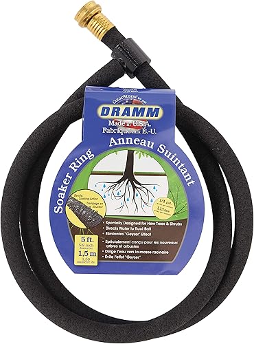 Dramm ColorStorm - Manguera de jardín para remojo de anillo premium, uniformemente para jardines y camas de agua, manguera de goteo, resistente al