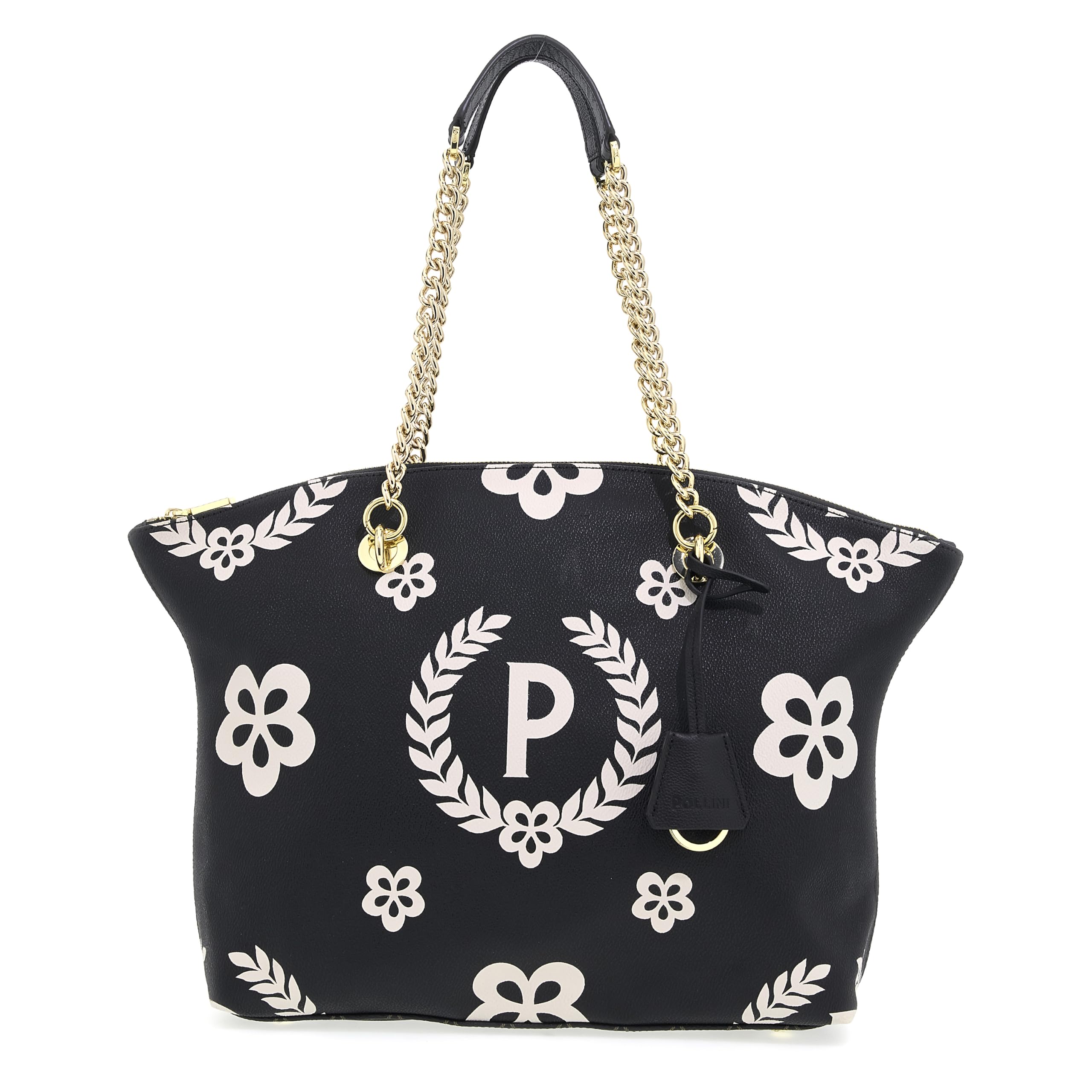 Pollini HERITAGE LOGO CLASSIC TOTE BAG