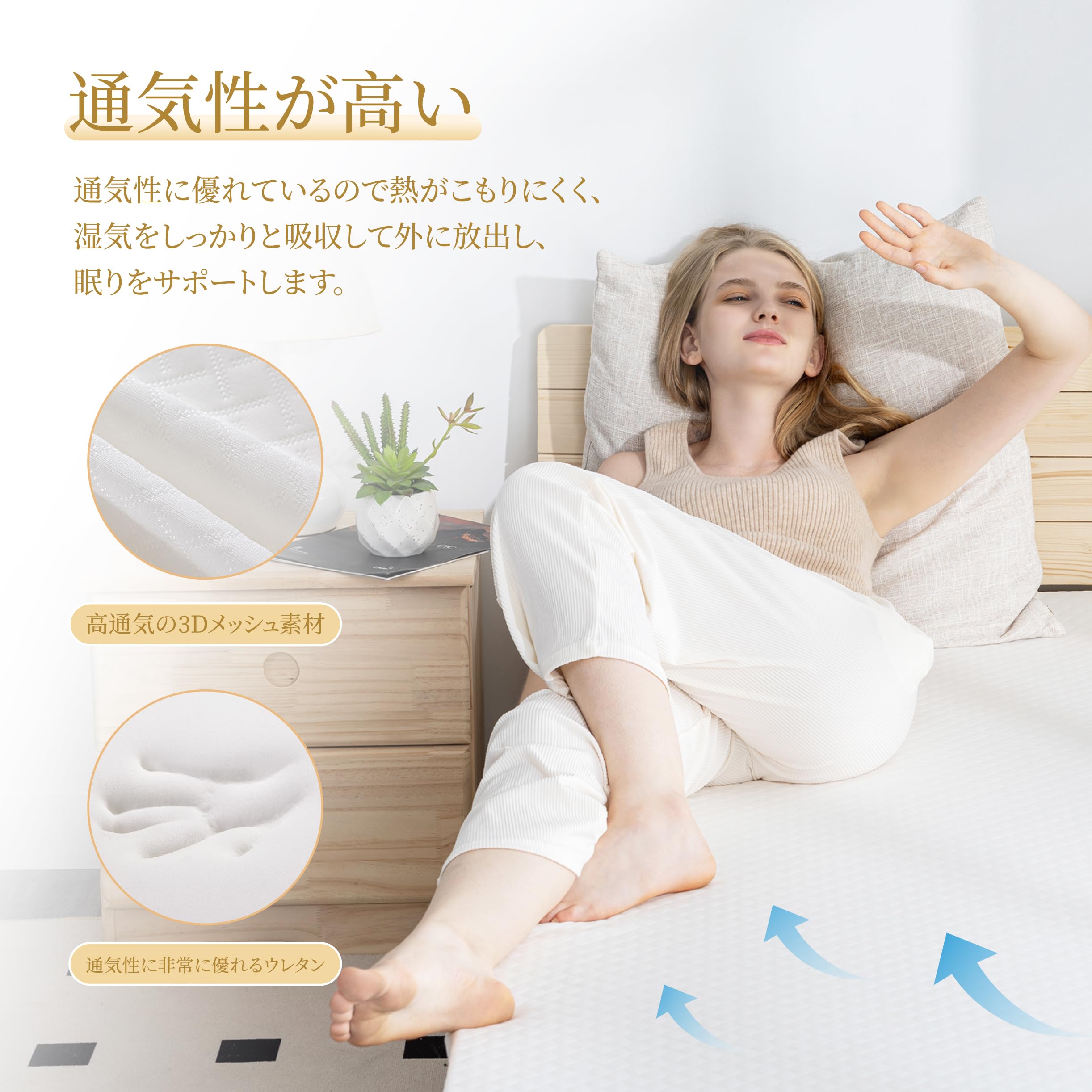 Amazon.co.jp: WELLFLEX マットレス 高反発 硬め シングル 密度25D 硬