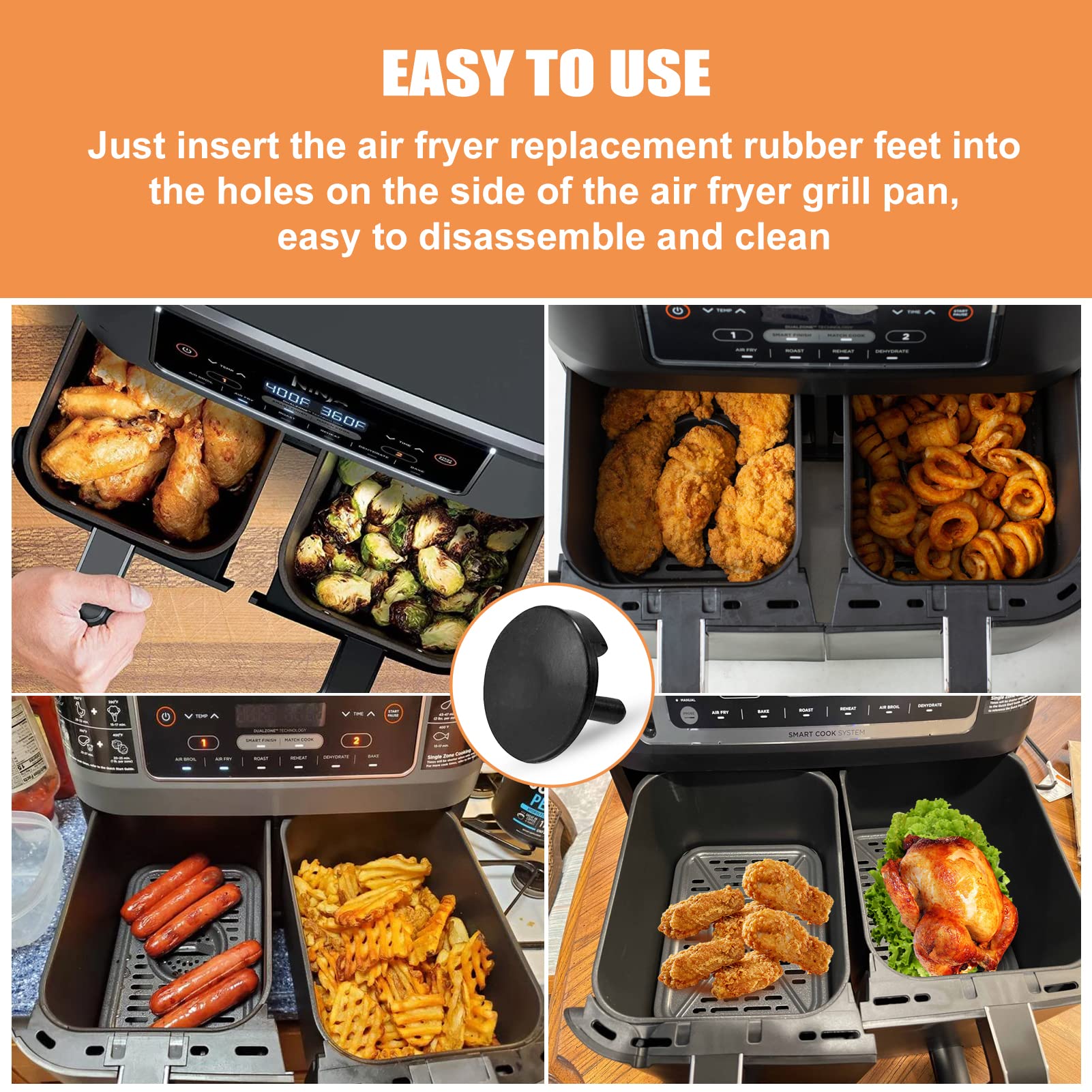 Ninja Speedi Griff Ersatz - Sicherheitsgriff Für Crisper Tray Entnahme