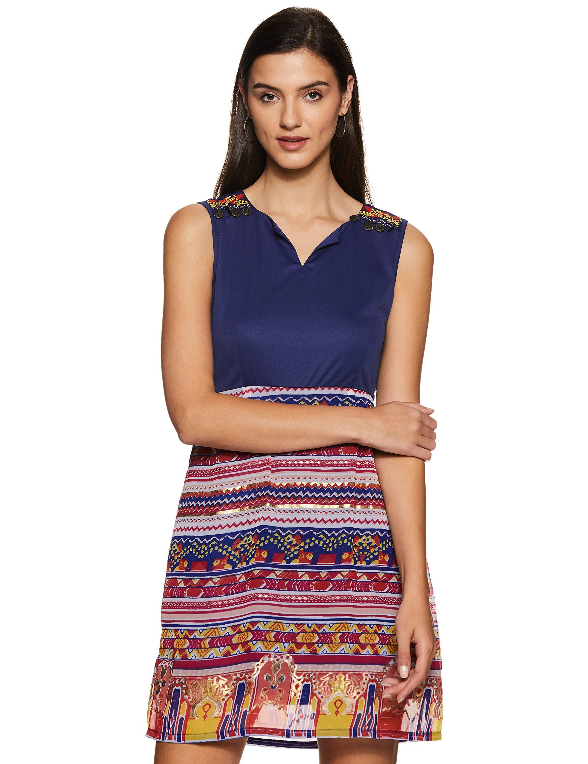 Bronz by Unlimited Women's Body Con Knee-Long Dress