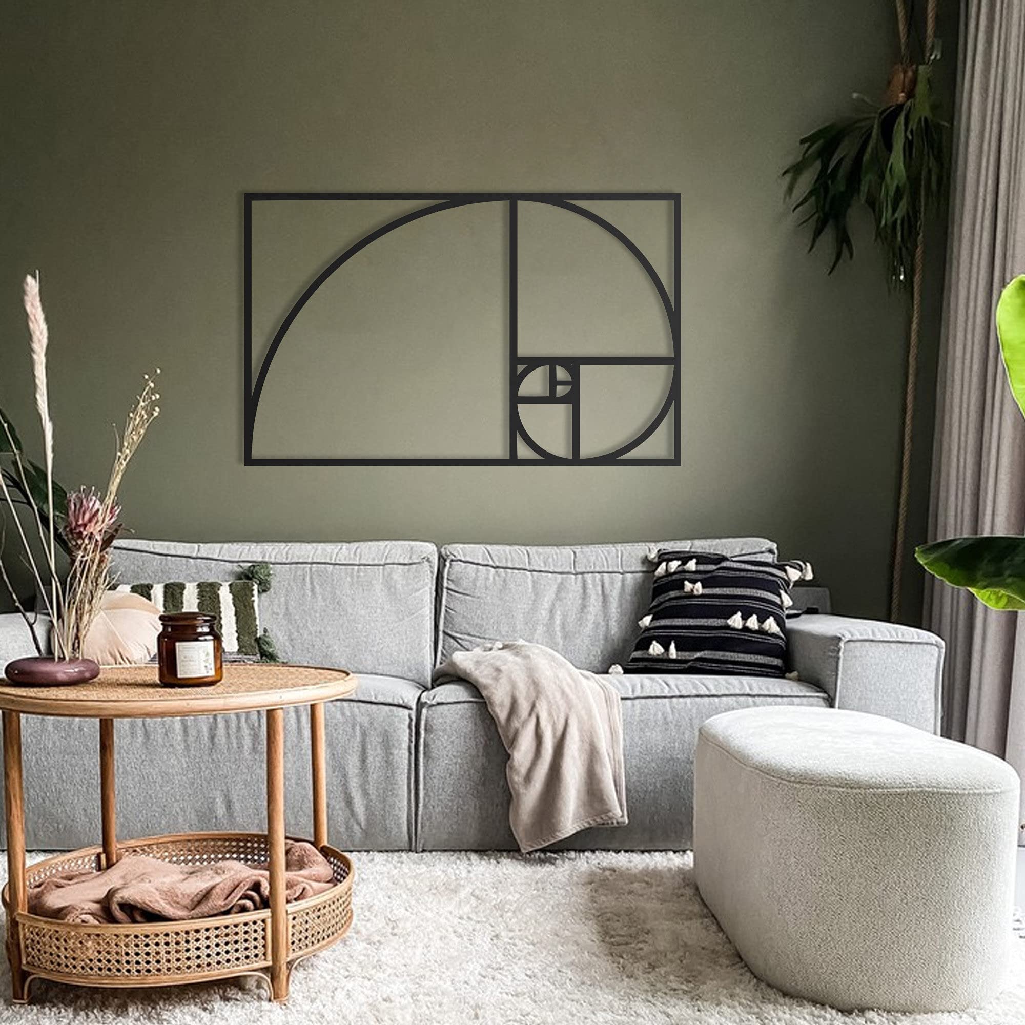 Buy GOLDEN RATIO Metal Wall Art, Metal Golden Ratio Wall Art