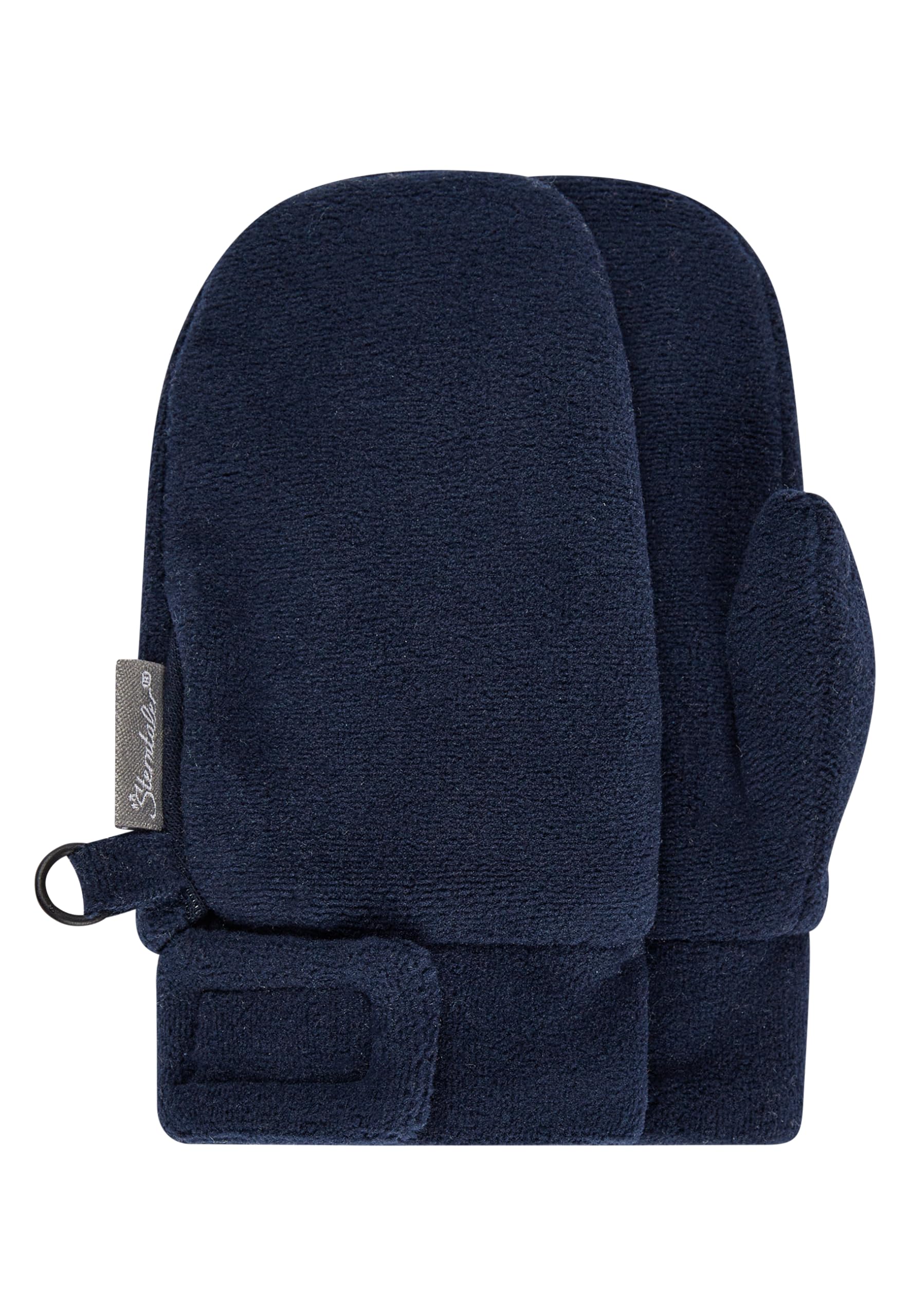 Sterntaler Fäustling mit Daumen, aus Microfleece mit Klettverschluss, gefüttert - unisex Accessoires für Babys & Kleinkinder - weich, warm und bequem, langlebig - Marine, Gr. 3