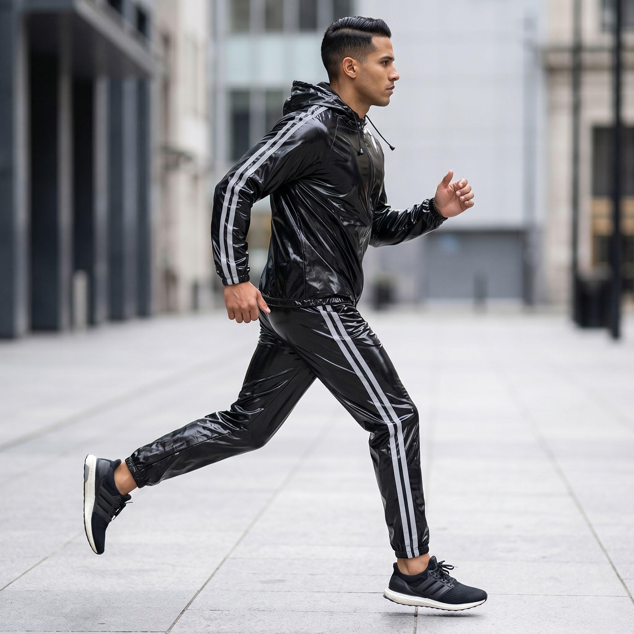 Anti-Rip Saunaanzug, Gewichtsverlust, Schwitzanzug, MMA-Training, Fitnessstudio, Jacke, Hose, Workout-Anzüge für Damen und Herren