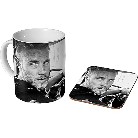 Gary Barlow Bw Ceramic Coffee Mug Coaster Gift Set Amazon Co Uk Home Kitchen
