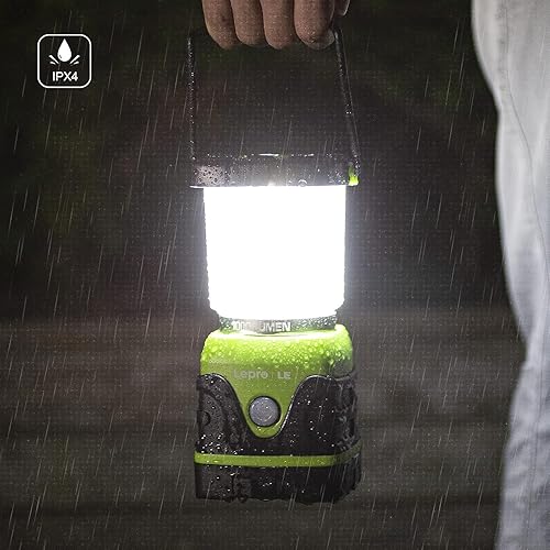 Miniatura 7 de LE - Linterna LED de acampada funciona con pilas con 1000 lm 4 modos de luz luz impermeable linterna perfecta para huracanes emergencias kits de