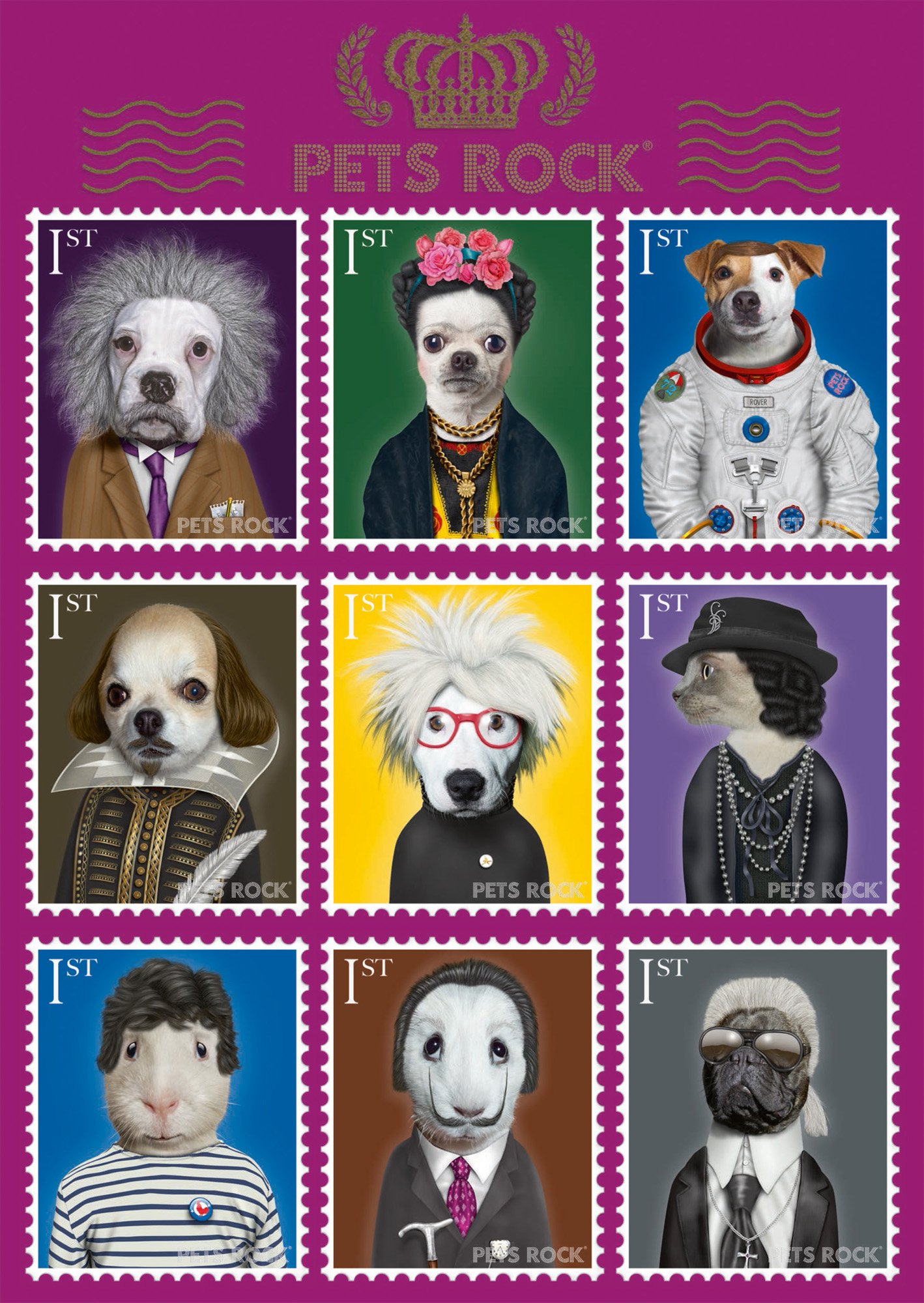Schmidt Pets Rock Arts - Puzzle di qualità premium, 1000 pezzi