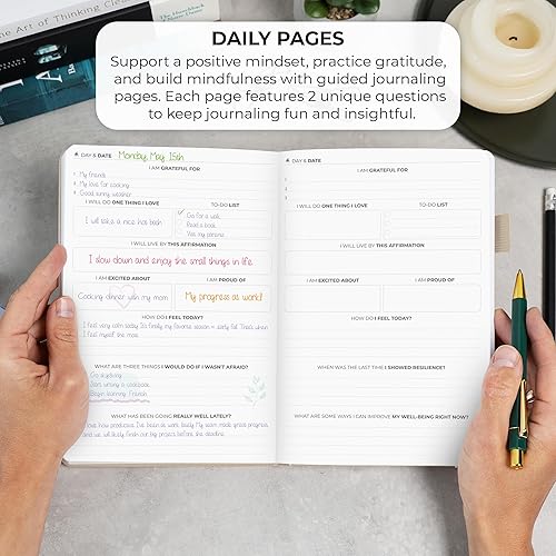 Vista 9 de Clever Fox Diario de amor propio: registro guiado de autodescubrimiento para autocuidado, reflexión y autoayuda, salud mental, gratitud y atención