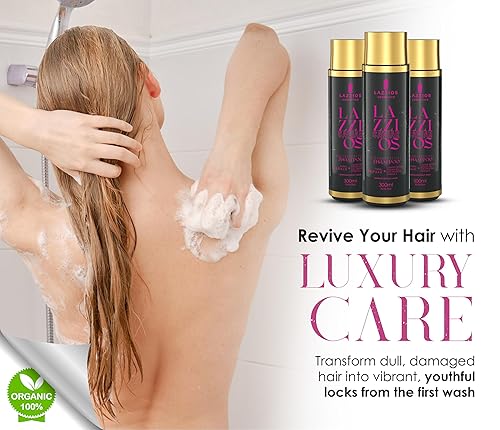 Miniatura 2 de Lazzios Caviar Champú antienvejecimiento  Fórmula de reparación y fortalecimiento premium con extracto de caviar, proteínas y aminoácidos para cuero