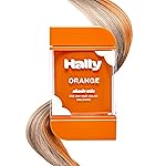 Hally Hair Temporary Hair Color, Shade Stix (Orange) - Hair Makeup Accessories for Kids, Teens & Adults - 12 ml Washable Hair Chalk & Dye for Festivals, Sporting Events & Parties