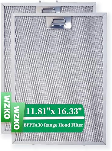 BPPFA30 - Filtro de grasa de repuesto para campana extractora Broan, filtro de ventilación de campana extractora de aluminio, 5 capas, ventilador de