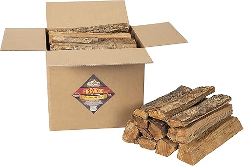 Smoak Firewood - Leña de roble de primera calidad seca al horno (incluye quemador) (grande (troncos de 16 pulgadas) 60-70 libras
