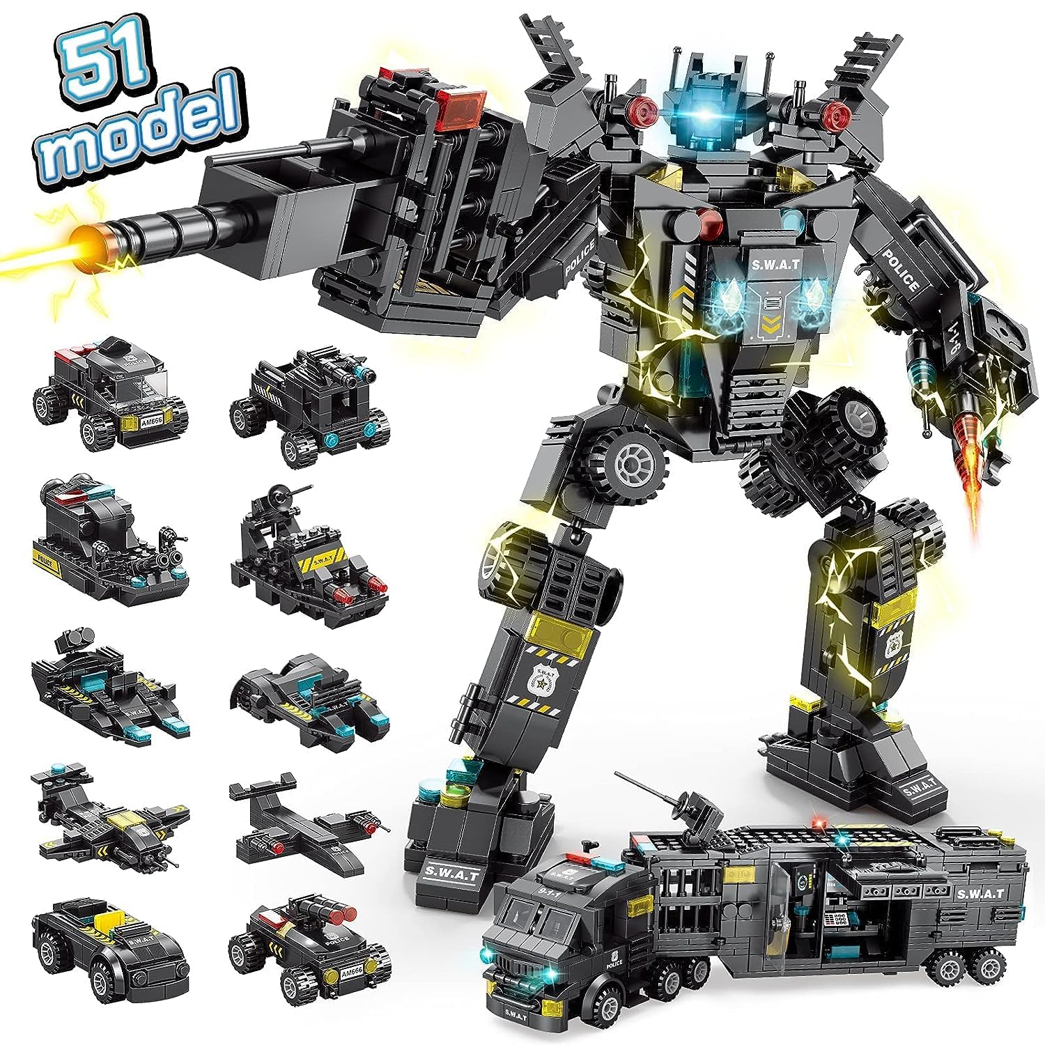 Sponsored Ad – 51-in-1 Robot Building Kit - STEM Engineering Projects for Boys 8-12