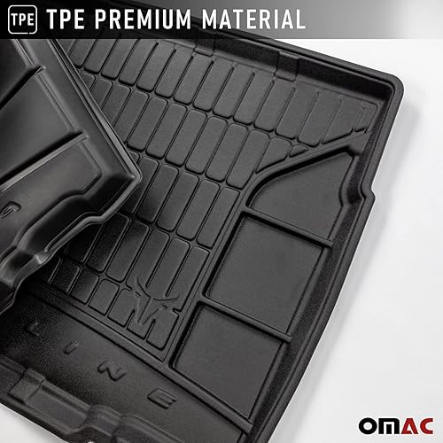 Miniatura 4 de OMAC Alfombrillas de piso prémium para Mini Cooper S 2014-2020 3D juego de forros de automóvil negro, delantero y asiento de segunda fila, goma,