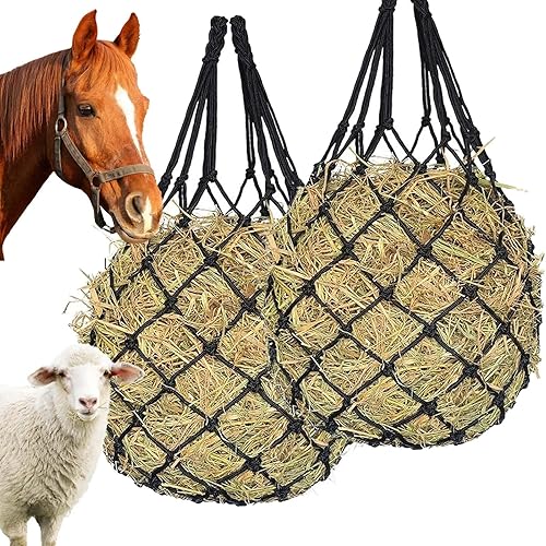Horse Hay Feeder Net, 40 Inch Slow Feed Hay Net,